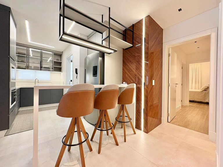 Luxury apartment with 3 suites for seasonal rental in Itapem