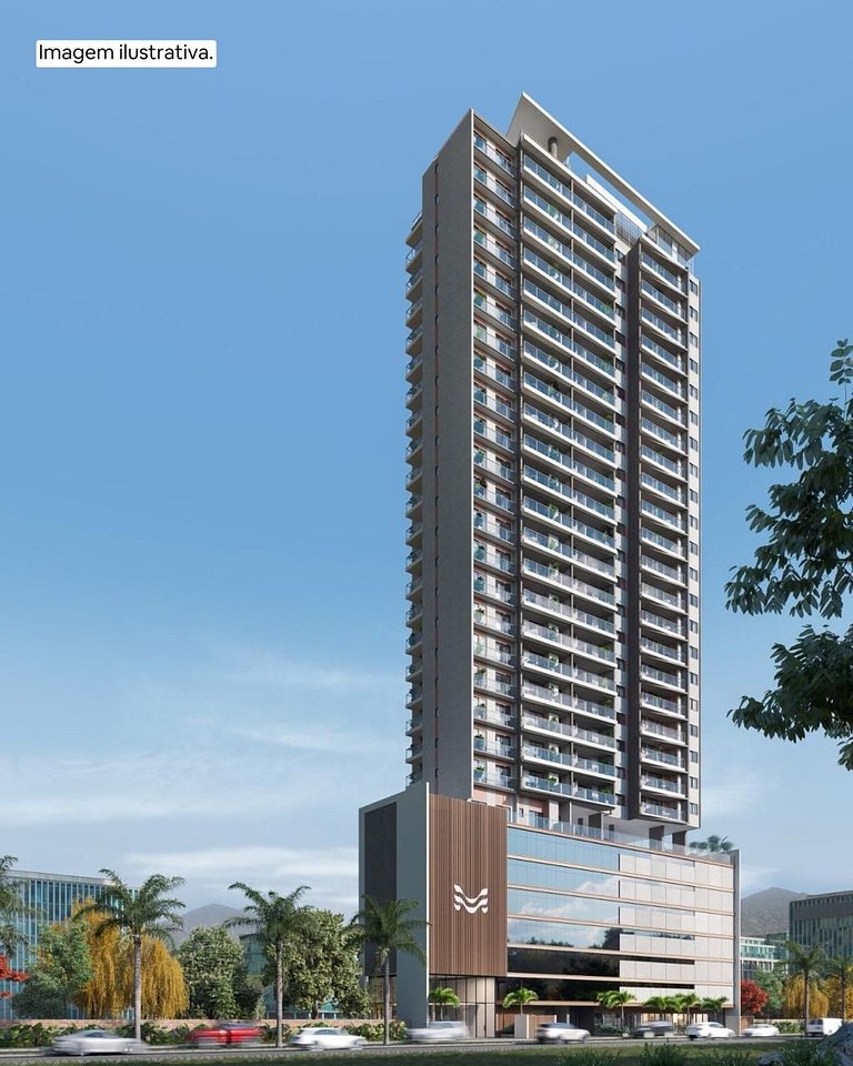Sala Comercial Nova 62m² privativo para Locação em Perequê –