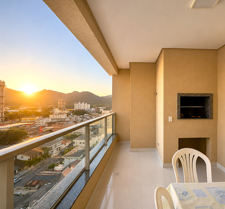 Aluguel Anual Centro Itapema Apartamento 2 Suítes para morar