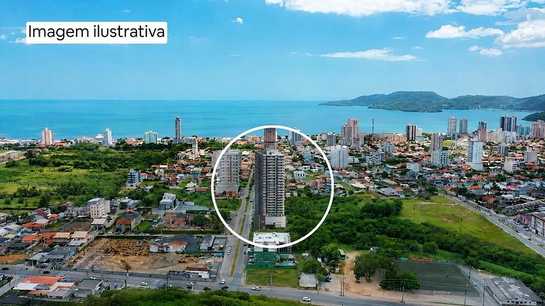 Sala 01 - Sala Comercial Nova para Aluguel em Perequê – 83 m