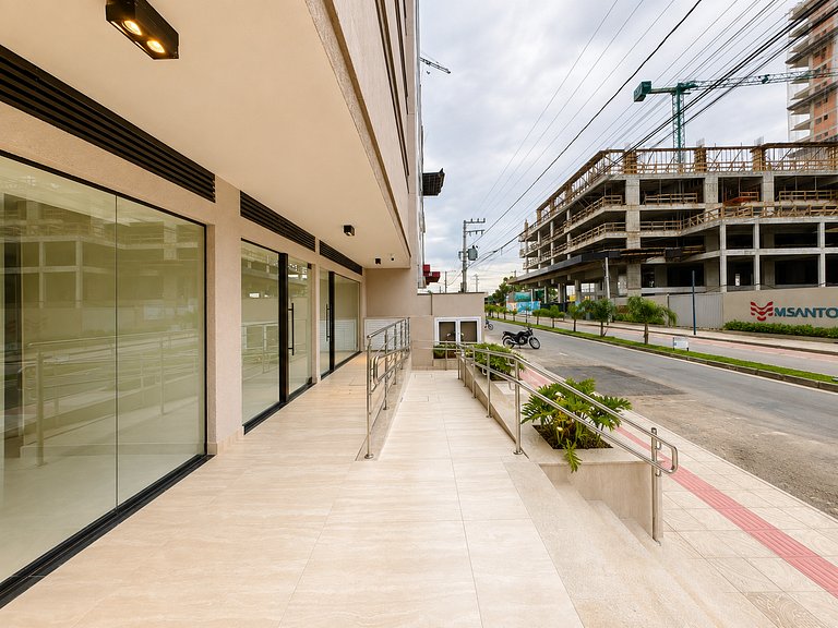 Sala 01 - Sala Comercial Nova para Aluguel em Perequê – 83 m