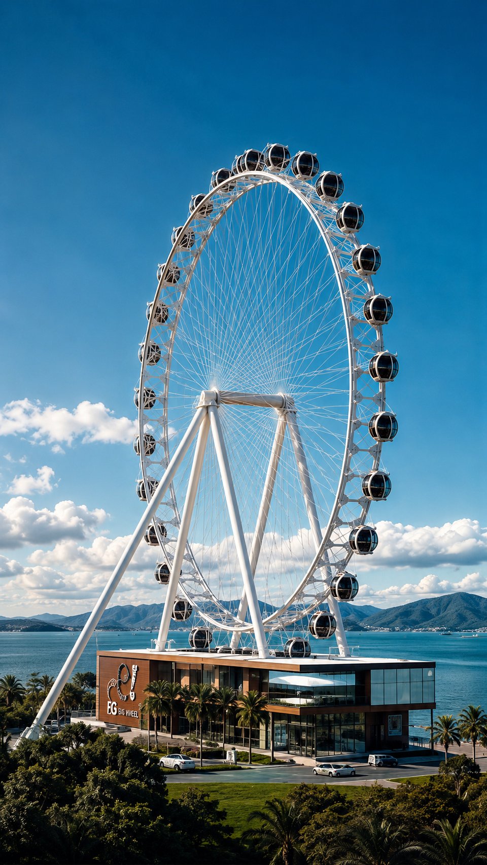 Roda-gigante de Itapema avança e reforça turismo na cidade