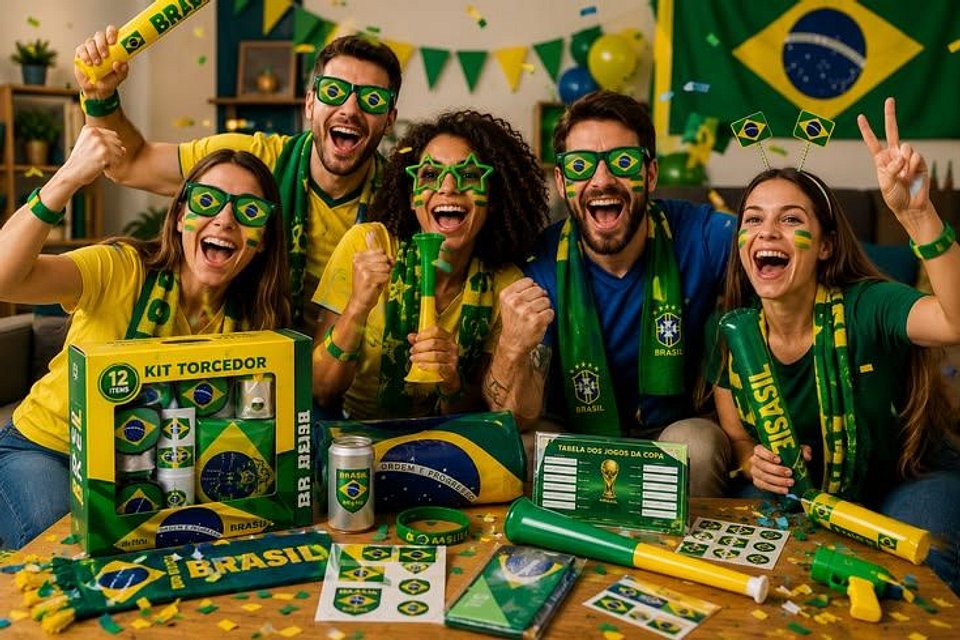 Praça da Paz reúne torcida para Brasil x Haiti em Itapema